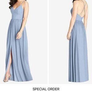 Dessy Bridesmaid Dress in Cloudy